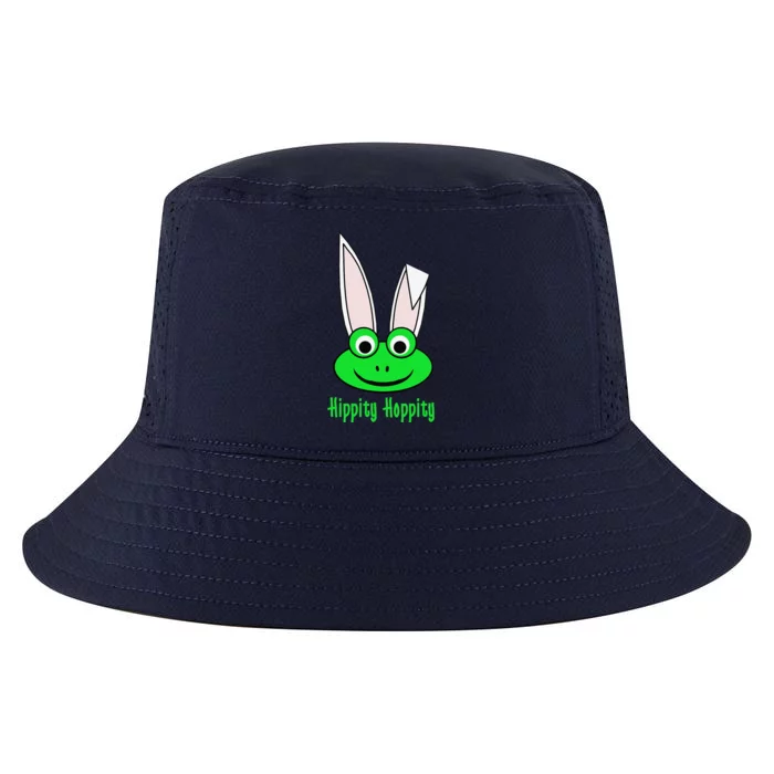 Funny Frog Lovers Cute Bunny Ears Hippity Hoppity Cool Comfort Performance Bucket Hat