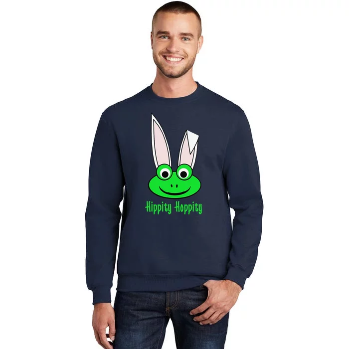 Funny Frog Lovers Cute Bunny Ears Hippity Hoppity Sweatshirt