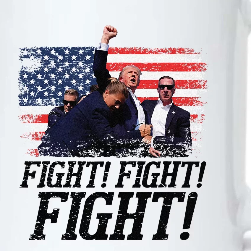 Fight Fist Legend Trump 2024 Survived Shot At Election Rally Black Color Changing Mug