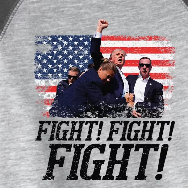 Fight Fist Legend Trump 2024 Survived Shot At Election Rally Toddler Fine Jersey T-Shirt