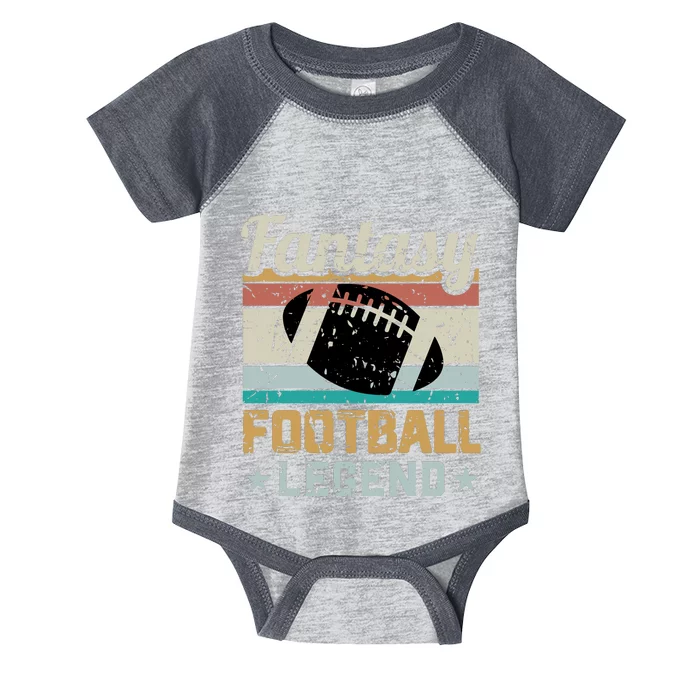 Fantasy Football Legend Retro Style Infant Baby Jersey Bodysuit