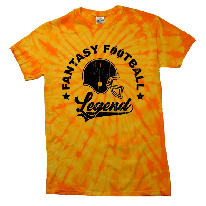 Fantasy Football Legend Funny Gift Tie-Dye T-Shirt