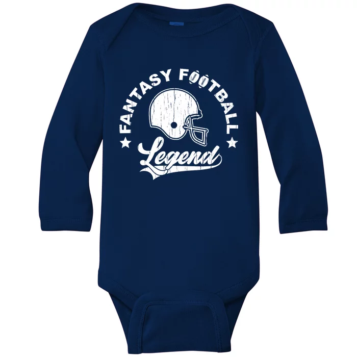 Fantasy Football Legend Funny Gift Baby Long Sleeve Bodysuit