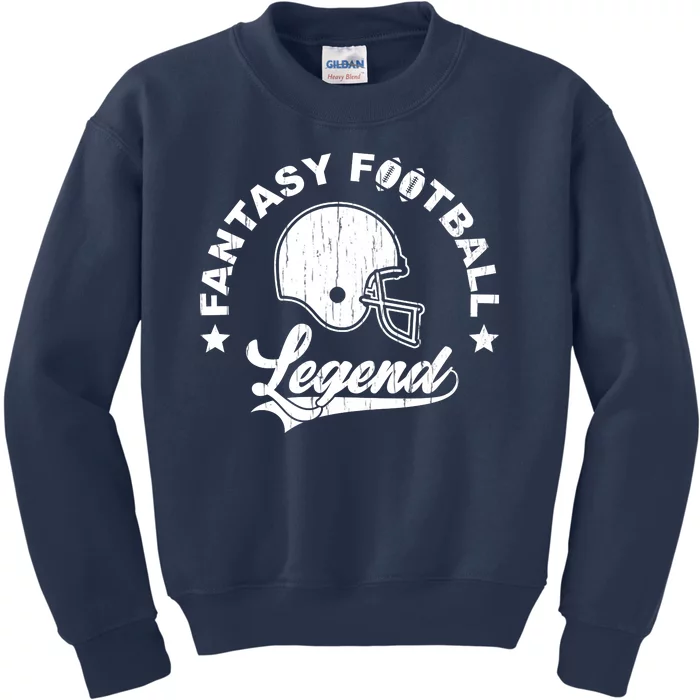 Fantasy Football Legend Funny Gift Kids Sweatshirt