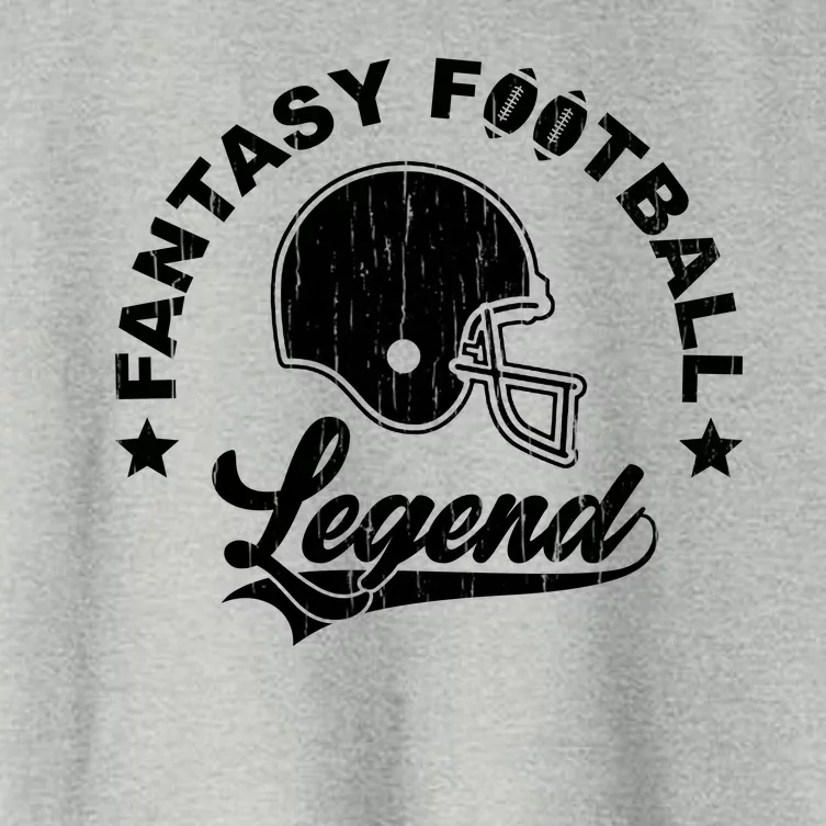 Fantasy Football Legend Funny Gift Women's Crop Top Tee