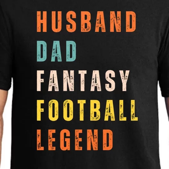 Fantasy Football Legend Gift For Dad Husband Pajama Set