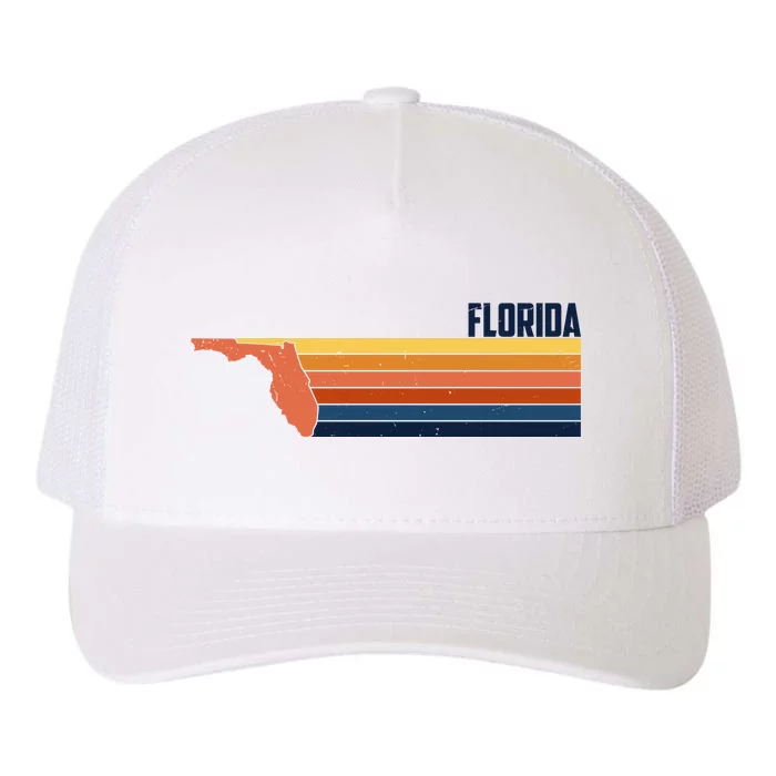 Retro Vintage Florida Yupoong Adult 5-Panel Trucker Hat