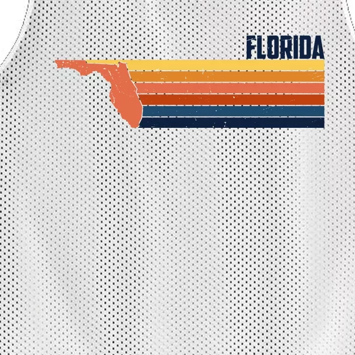 Retro Vintage Florida Mesh Reversible Basketball Jersey Tank