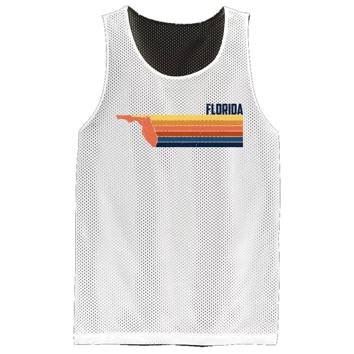 Retro Vintage Florida Mesh Reversible Basketball Jersey Tank