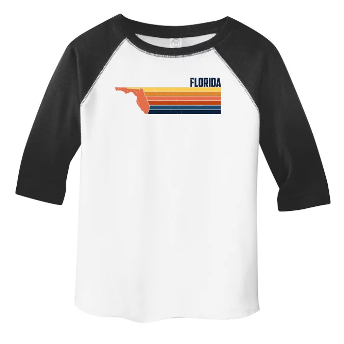 Retro Vintage Florida Toddler Fine Jersey T-Shirt