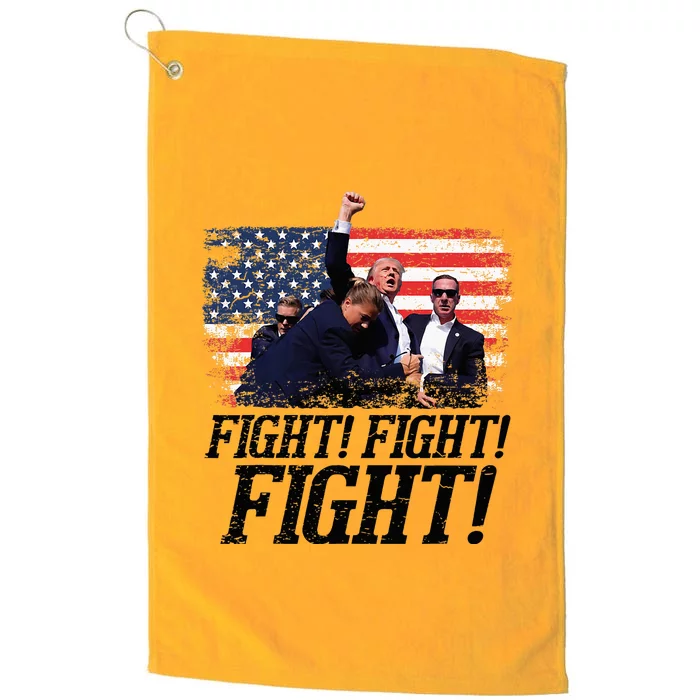 Fight Fist Legend Trump 2024 Survived Shot At Election Rally Platinum Collection Golf Towel