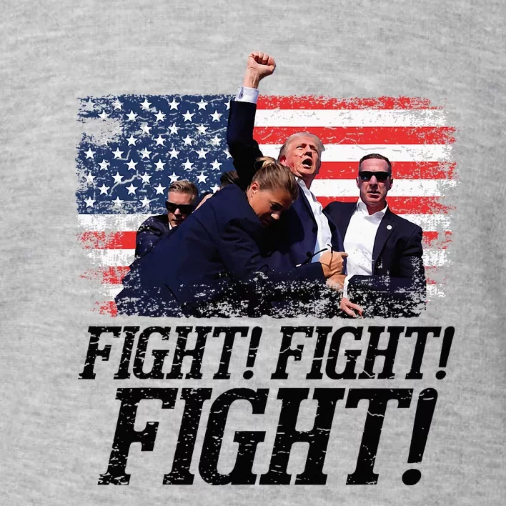 Fight Fist Legend Trump 2024 Survived Shot At Election Rally Toddler Sweatshirt