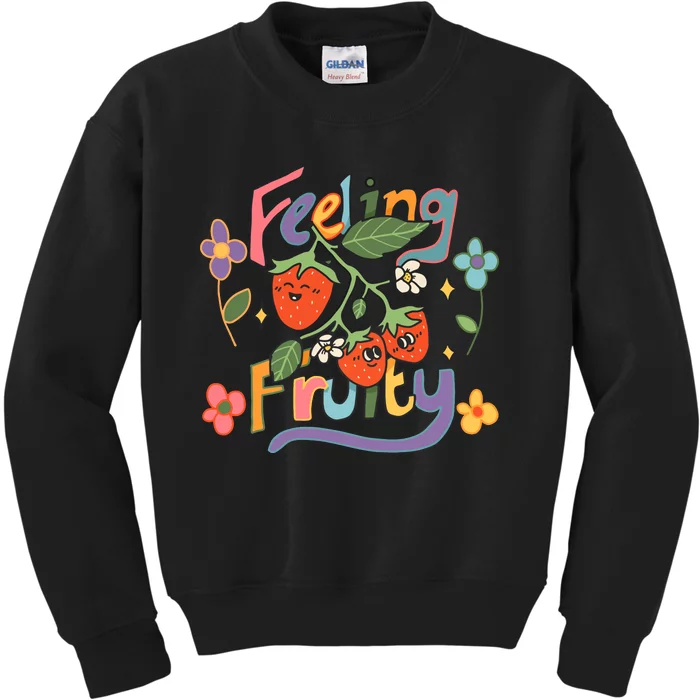 Feeling Fruity Lgbqt Pride Month Kids Sweatshirt