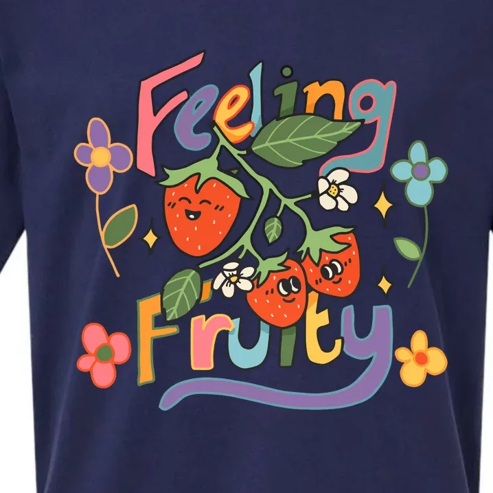 Feeling Fruity Lgbqt Pride Month Sueded Cloud Jersey T-Shirt