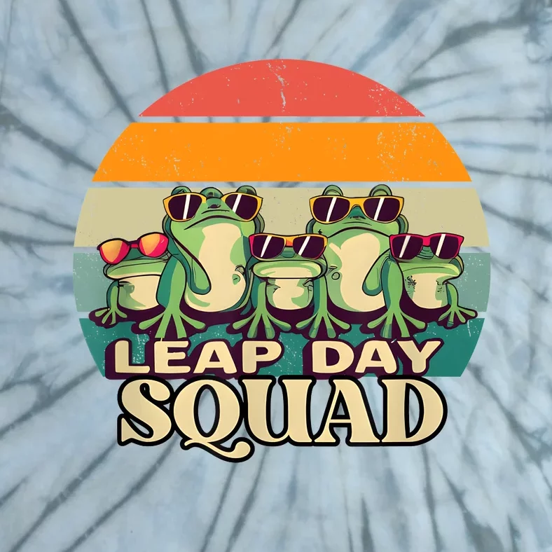 Funny Frog Lover Leap Day Squad February 29 Tie-Dye T-Shirt