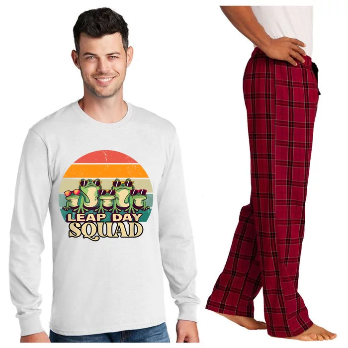 Funny Frog Lover Leap Day Squad February 29 Long Sleeve Pajama Set