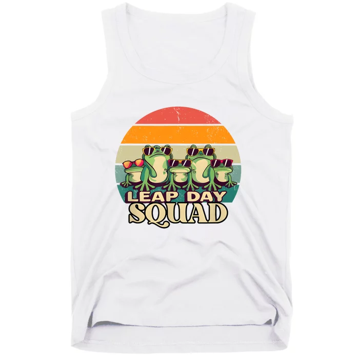 Funny Frog Lover Leap Day Squad February 29 Tank Top