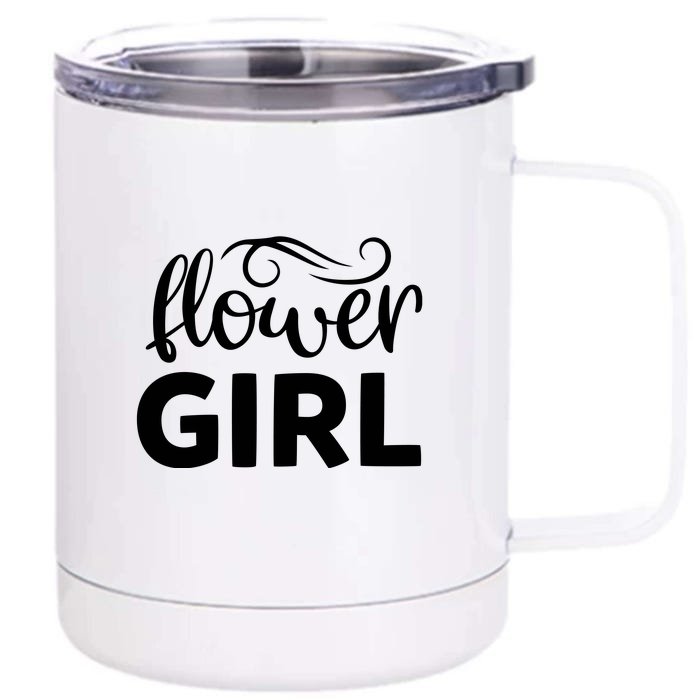 Flower Front & Back 12oz Stainless Steel Tumbler Cup