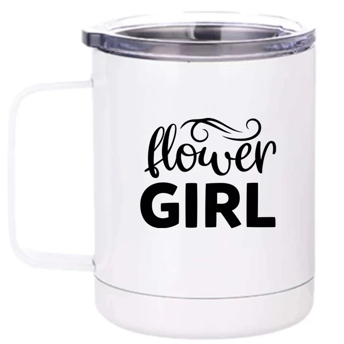 Flower Front & Back 12oz Stainless Steel Tumbler Cup