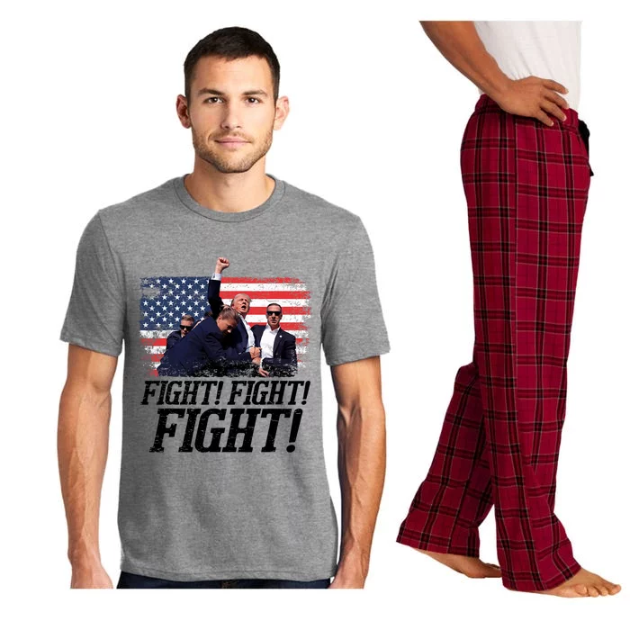 Fight Fist Legend Trump 2024 Survived Shot At Election Rally Pajama Set