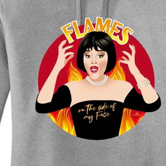 Flames Women's Pullover Hoodie