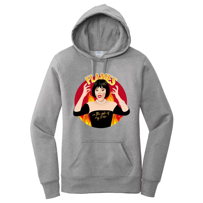 Flames Women's Pullover Hoodie