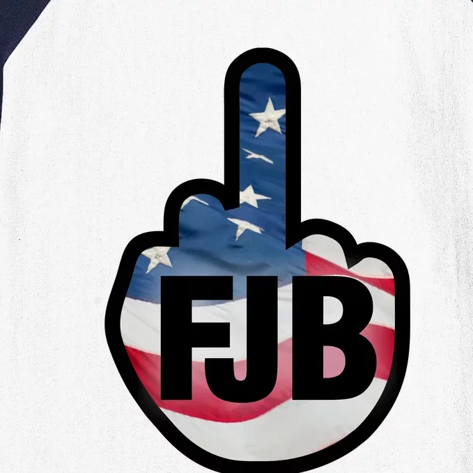 FJB Flag Logo Baseball Sleeve Shirt