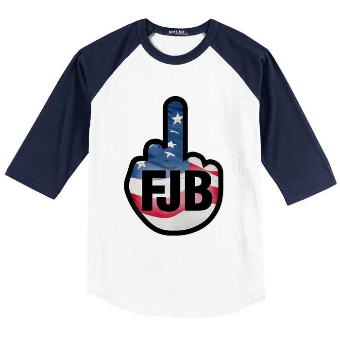 FJB Flag Logo Baseball Sleeve Shirt