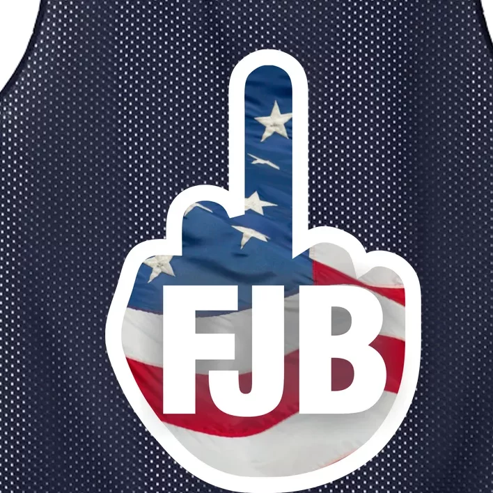 FJB Flag Logo Front & Back Mesh Reversible Basketball Jersey Tank