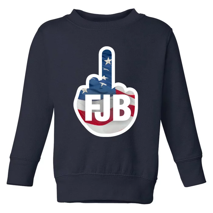 FJB Flag Logo Front & Back Toddler Sweatshirt