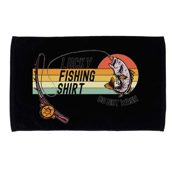 Funny Fishermans Lucky Fishing Do Not Wash Microfiber Hand Towel