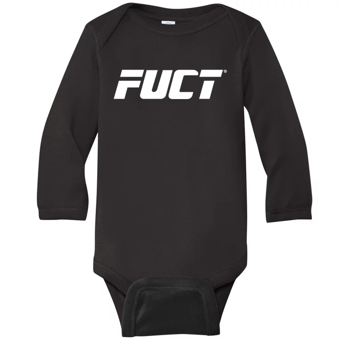 Fuct Fighter Logo Baby Long Sleeve Bodysuit