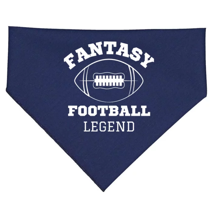 Fantasy Football Legend, Funny Fantasy Football, Fantasy Football Guru USA-Made Doggie Bandana