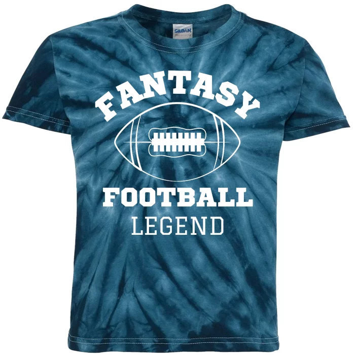 Fantasy Football Legend, Funny Fantasy Football, Fantasy Football Guru Kids Tie-Dye T-Shirt