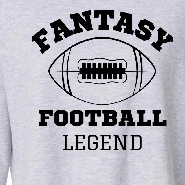 Fantasy Football Legend, Funny Fantasy Football, Fantasy Football Guru Cropped Pullover Crew