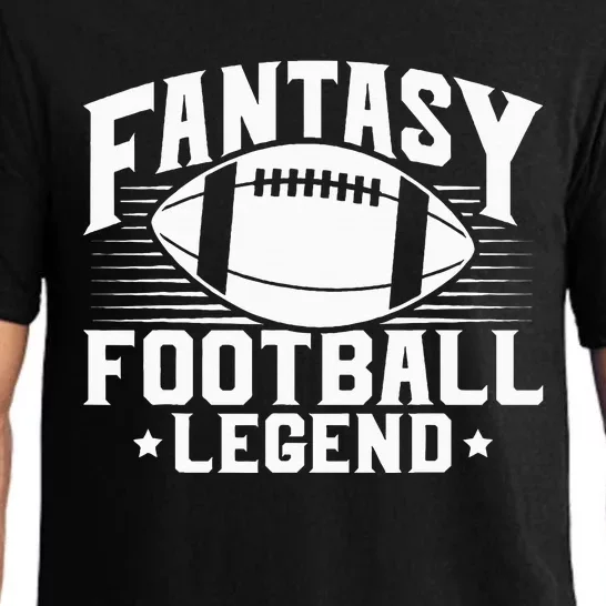 Fantasy Football Legend Novelty Tee Champion Pajama Set