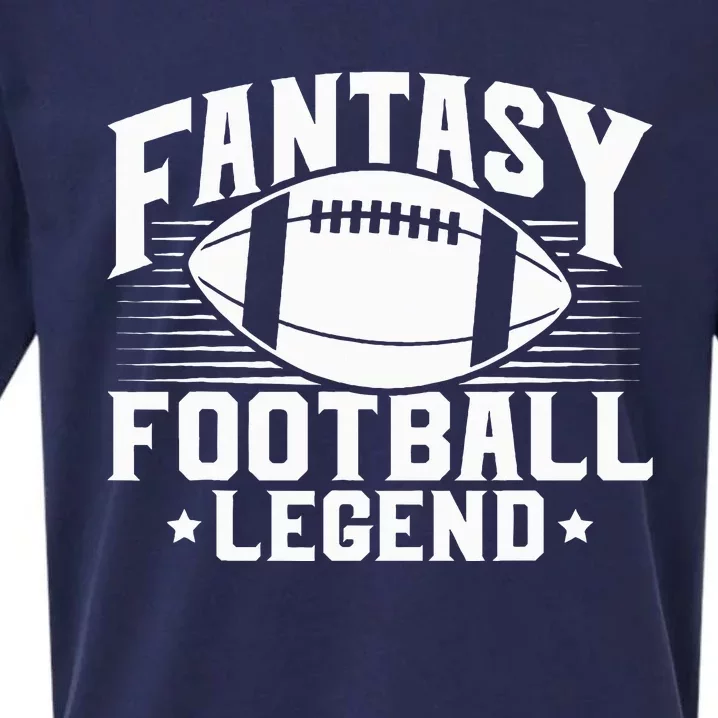 Fantasy Football Legend Novelty Tee Champion Sueded Cloud Jersey T-Shirt