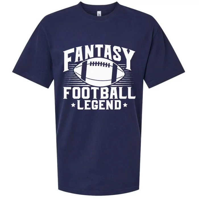 Fantasy Football Legend Novelty Tee Champion Sueded Cloud Jersey T-Shirt