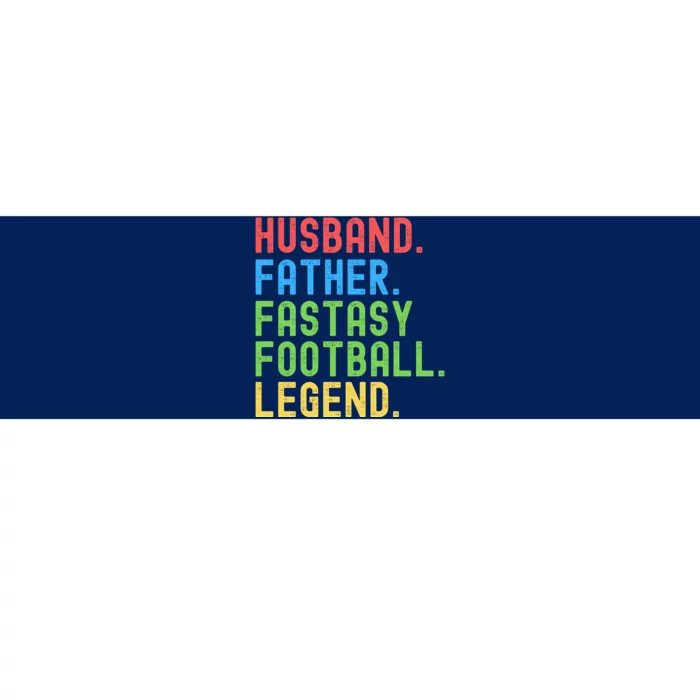 Fantasy Football Legend, Funny Fantasy Football, Fantasy Football Champ Bumper Sticker