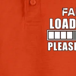 Funny Fart Loading Please Wait Fathers Day Dad Joke Gift Dry Zone Grid Performance Polo