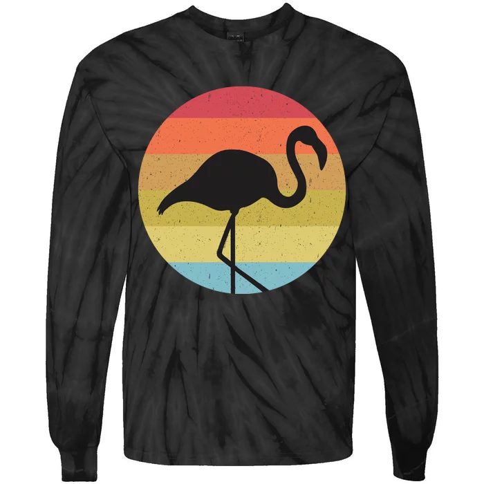 Flamingo Tie-Dye Long Sleeve Shirt