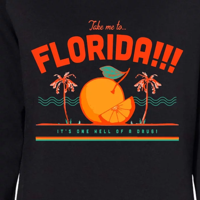 Florida!! Womens California Wash Sweatshirt