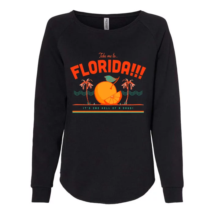 Florida!! Womens California Wash Sweatshirt