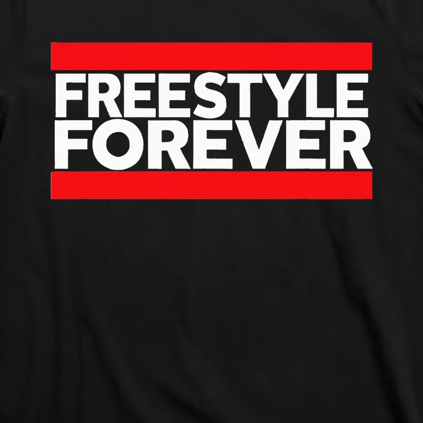 Freestyle Forever Music Fan 80s Retro Rap Style Graphic T-Shirt