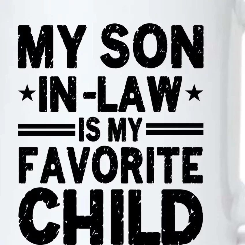 Funny Family My Son In Law Is My Favorite Gift Black Color Changing Mug