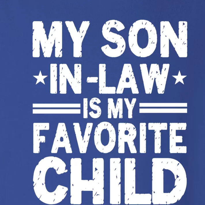 Funny Family My Son In Law Is My Favorite Gift Toddler Long Sleeve Shirt