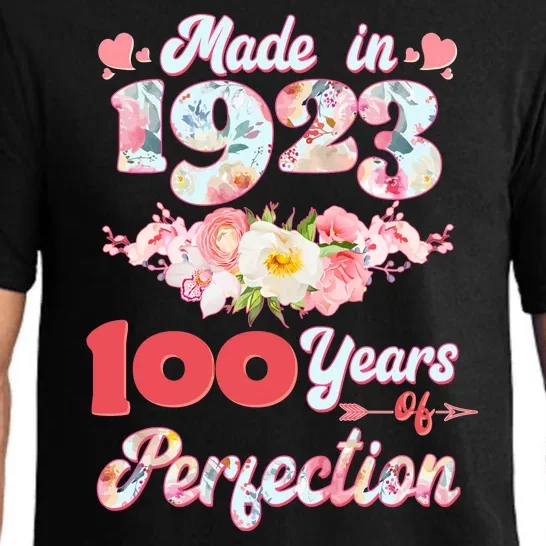 Flower Floral Made In 1923 100 Years Of Perfection Pajama Set