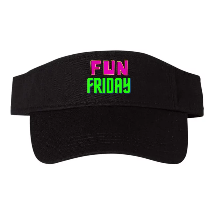 Fun Friday Motivational Positive Valucap Bio-Washed Visor