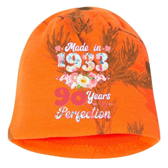 Flower Floral Made In 1933 90 Years Of Perfection Kati - Camo Knit Beanie