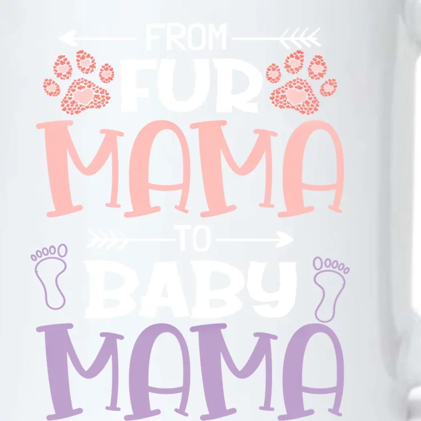 From Fur Mama To Mama Design Mom To Be Gift Black Color Changing Mug